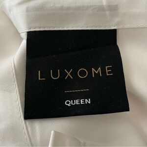 Luxome Bamboo Queen Sheet Set in White